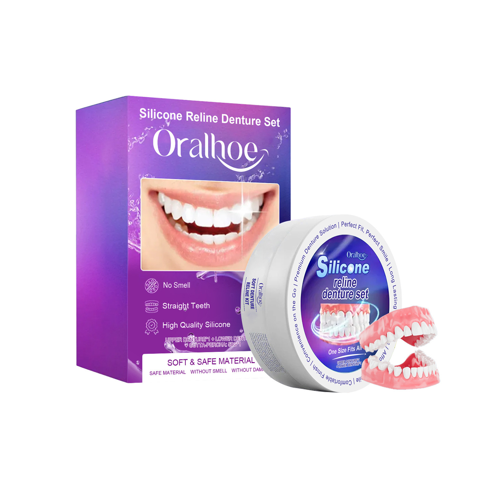 Modified Suit Beauty Modified Teeth Teeth Seam Natural Smile Comfortable Beauty Dentures - Image 5