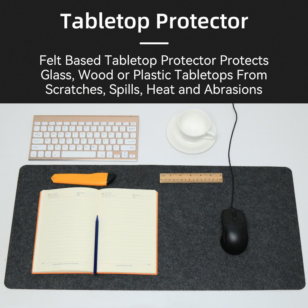 Minimalistic Non-Slip Protector Felt Desk Pad Extended Mouse Keyboard Laptop Gaming PC Accessories C - Image 9