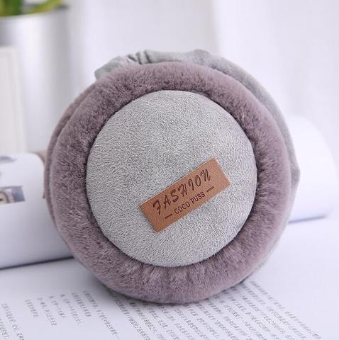 Bluetooth Earmuffs Headphones Warm Plush Earmuffs Ure Color Fashion Foldable Soft Simple Adjustable Winter Accessories - Image 8