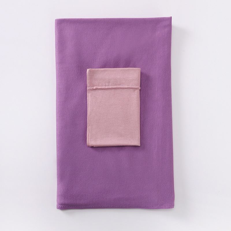 Women's Minimalist Modal Bottom Hat Integrated Scarf - Image 9