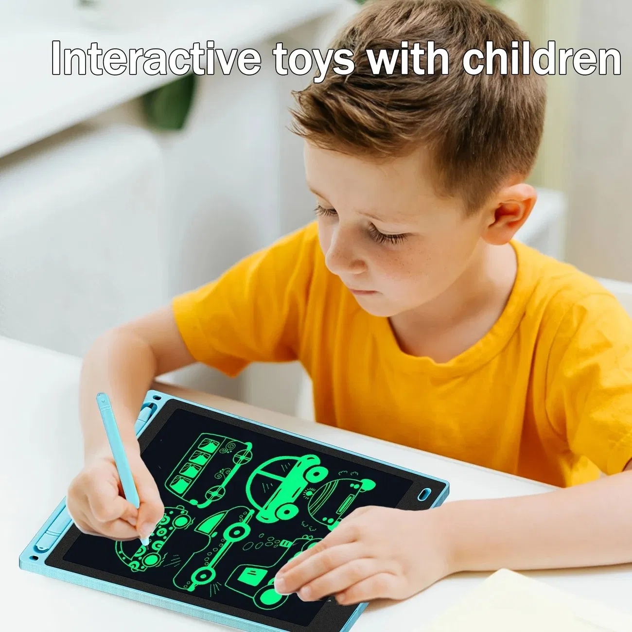 8.5 inch color LCD graffiti board, LCD handwriting board, children's art board that can be erased, electronic drawing board, reusable and erasable writing surface, perfect gift for children - Image 8