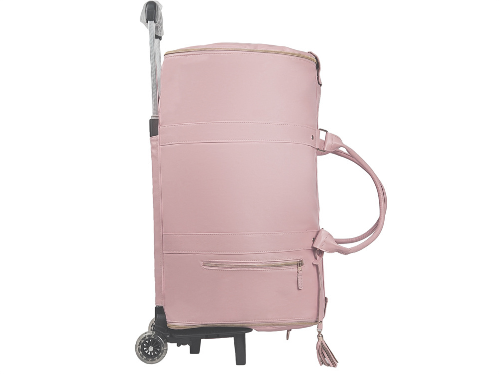 Large Capacity Trolley Travel Bag, Portable Folding Fitness Bag - Image 10
