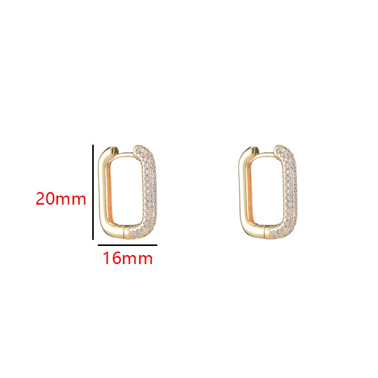 Simple Fashion Earrings Square Accessories - Image 3