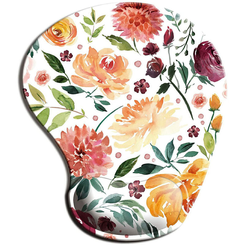 E-Commerce Wristband Rubber Sole Keyboard Pad Flower Game Office Set - Image 8