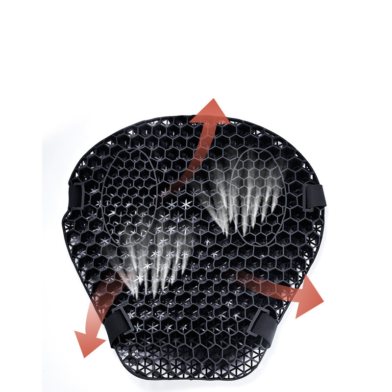 Damping Type Motorcycle Seat Cushion Four Seasons Breathable Electric Car Seat Cushion Motorcycle Safety Accessories - Image 2
