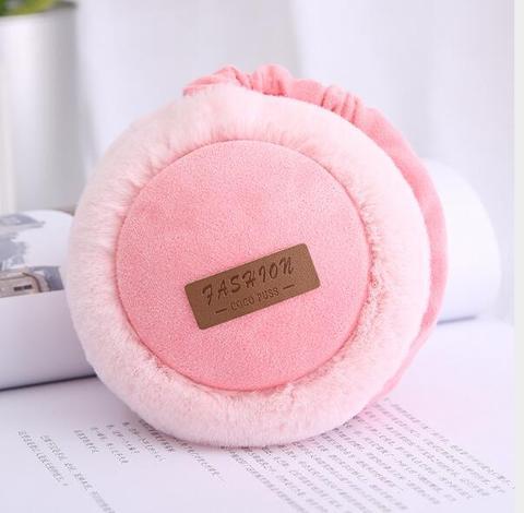 Bluetooth Earmuffs Headphones Warm Plush Earmuffs Ure Color Fashion Foldable Soft Simple Adjustable Winter Accessories - Image 7