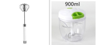 Semi-automatic Stainless Steel Egg Beater Whisk Hand Pressure Rotating Manual Mixer Egg Tools Cream Stirrer Kitchen Accessories - Image 5