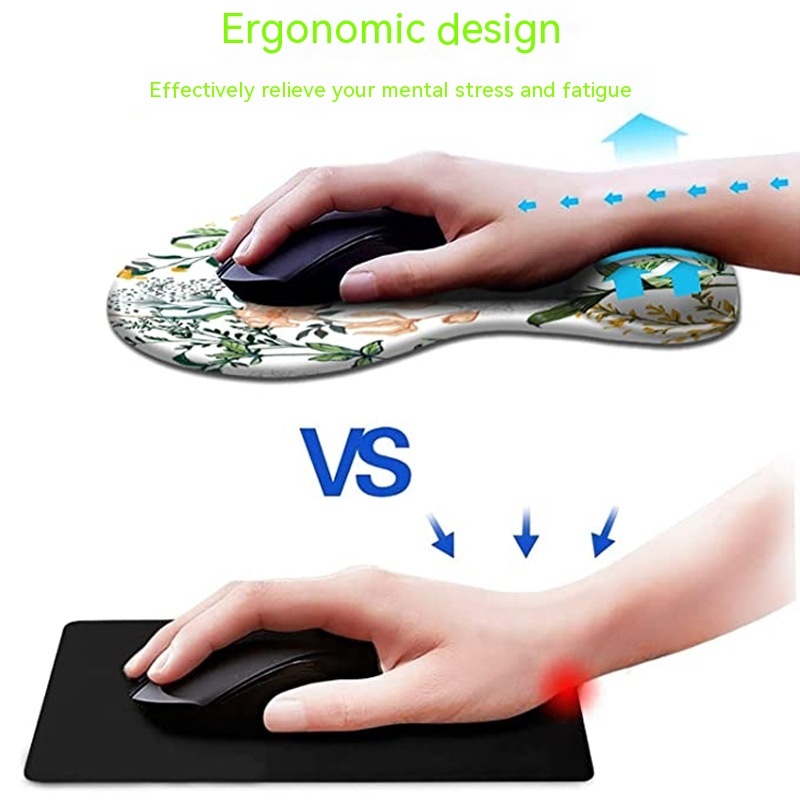 E-Commerce Wristband Rubber Sole Keyboard Pad Flower Game Office Set - Image 9