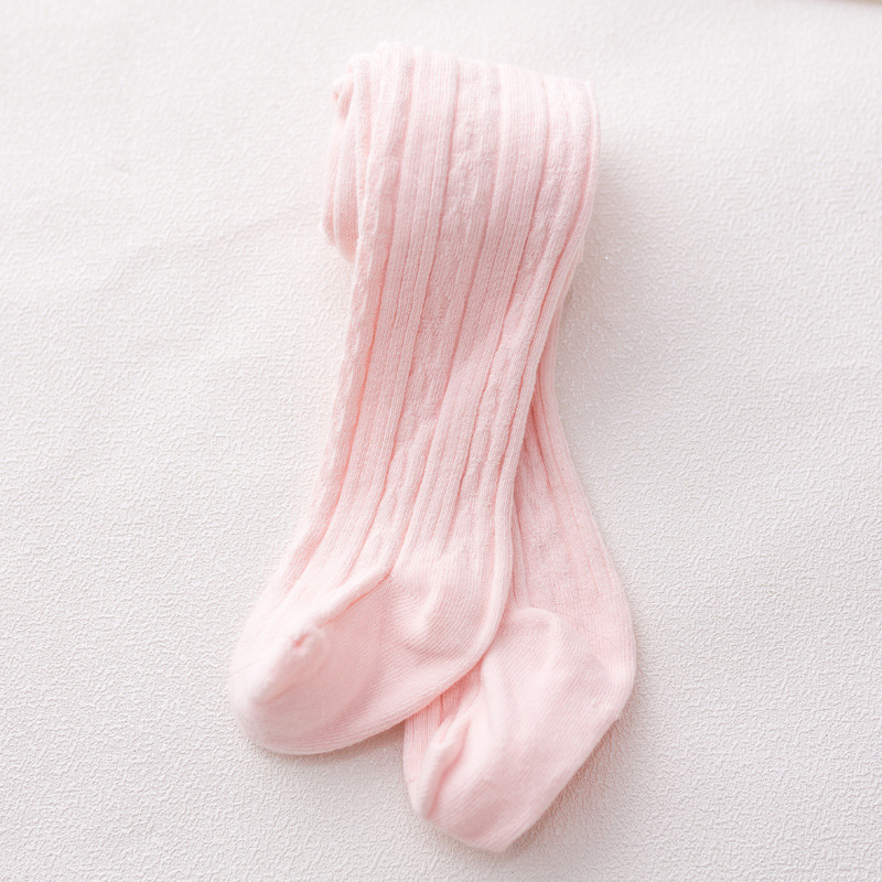 Fashion Simple Baby Cotton Solid Color Pantyhose - Image 5