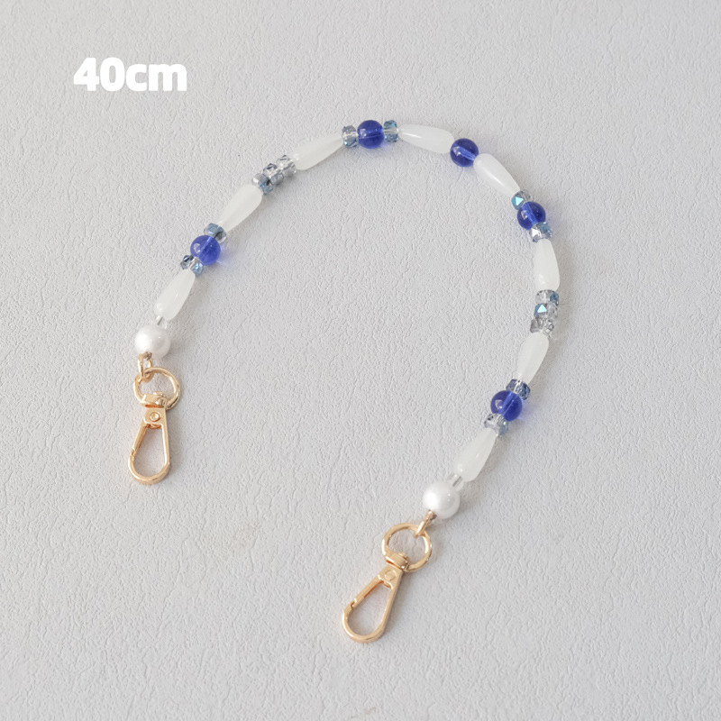 Fashion Bead Bracelet Accessories Crossbody Bag Chain - Image 8