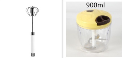 Semi-automatic Stainless Steel Egg Beater Whisk Hand Pressure Rotating Manual Mixer Egg Tools Cream Stirrer Kitchen Accessories - Image 8