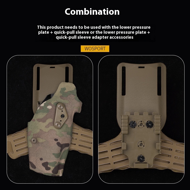 Lower Pressure Plate Accessories Style Mount Quick Pull Sleeve Leggings - Image 5