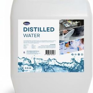Distilled Water | Ideal Distilled Water for Steam Irons, CPAP Machine, Car Batteries and Plants (2.5 LTR)