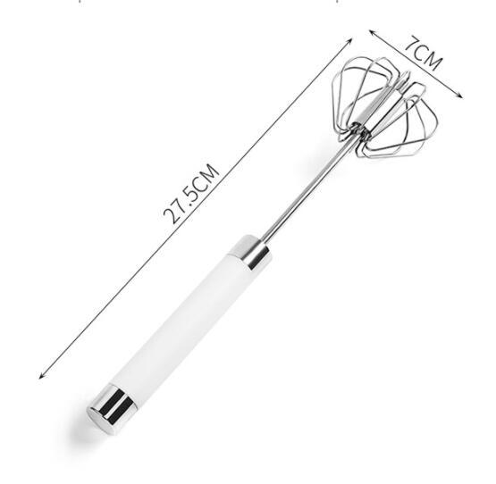 Semi-automatic Stainless Steel Egg Beater Whisk Hand Pressure Rotating Manual Mixer Egg Tools Cream Stirrer Kitchen Accessories - Image 10