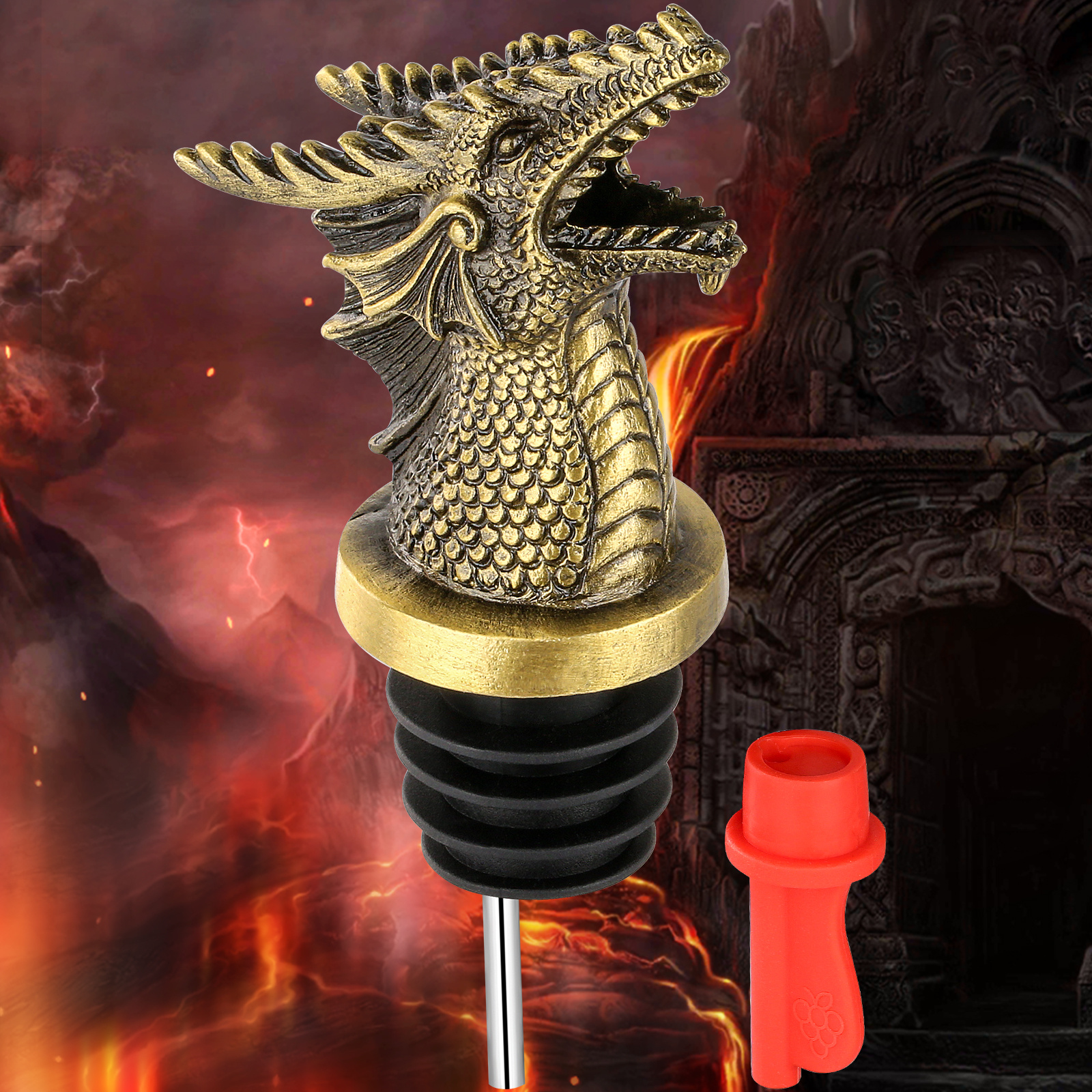 Dual Function Faucet Dispenser, Wine Stopper, Bottle Stopper, Interesting Faucet Dispenser For Cocktails And Whiskey Bottles, Kitchen Accessories - Image 7
