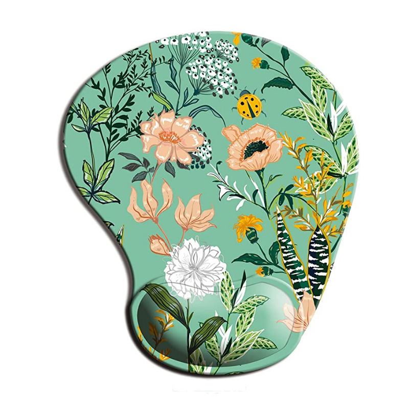 E-Commerce Wristband Rubber Sole Keyboard Pad Flower Game Office Set - Image 4