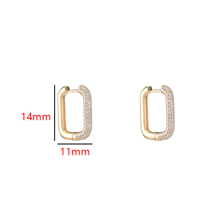 Simple Fashion Earrings Square Accessories - Image 2