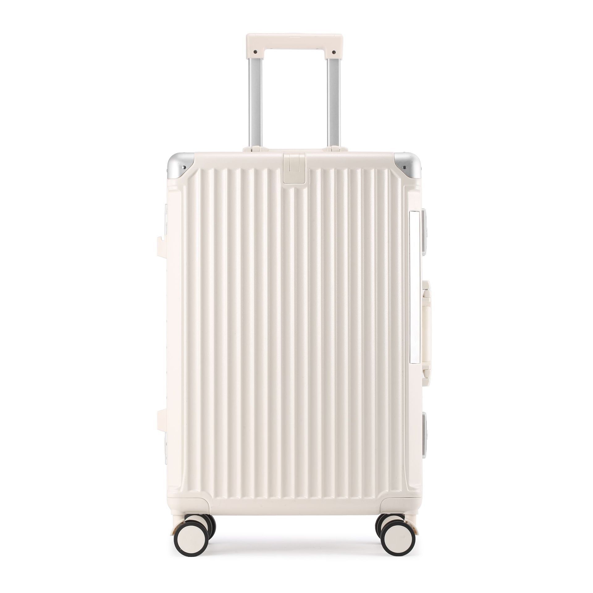 Aluminum-frame Carry-on Suitcase Drop-resistant Trolley Case Travel Luggage - Image 6