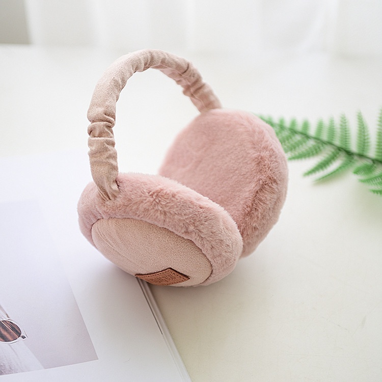 Bluetooth Earmuffs Headphones Warm Plush Earmuffs Ure Color Fashion Foldable Soft Simple Adjustable Winter Accessories - Image 9