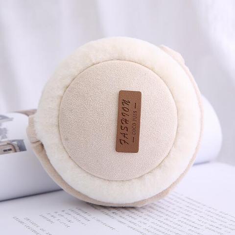 Bluetooth Earmuffs Headphones Warm Plush Earmuffs Ure Color Fashion Foldable Soft Simple Adjustable Winter Accessories - Image 2