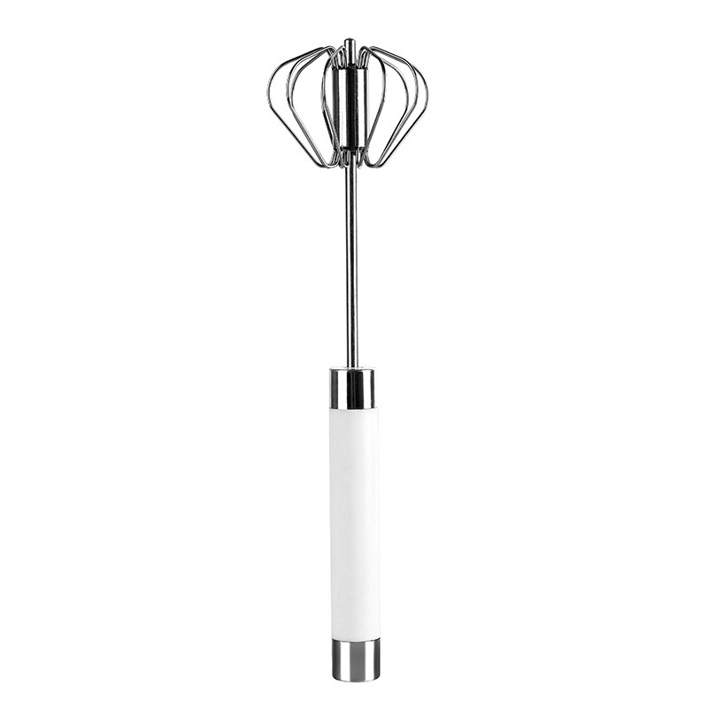 Semi-automatic Stainless Steel Egg Beater Whisk Hand Pressure Rotating Manual Mixer Egg Tools Cream Stirrer Kitchen Accessories - Image 4