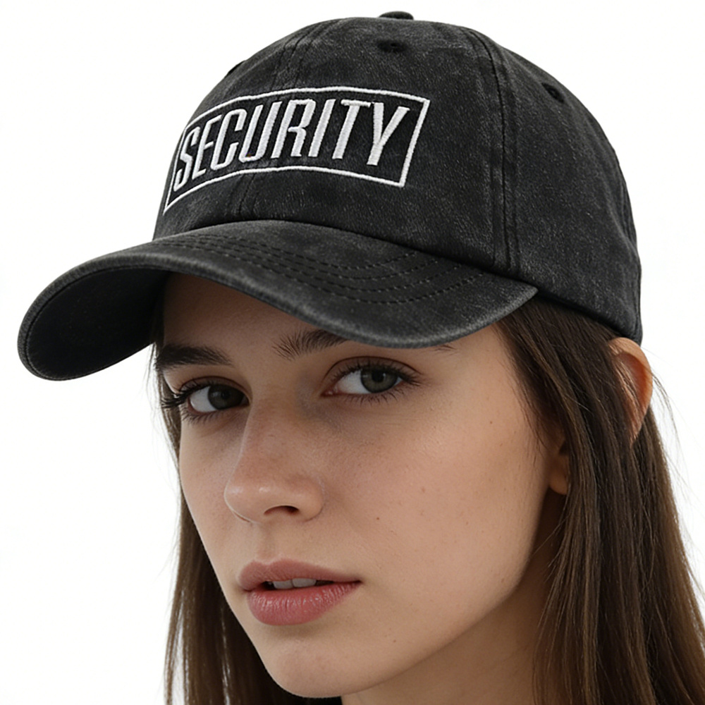 2pcs Security Hats For Men Women Security Accessories Baseball Cap - Image 6