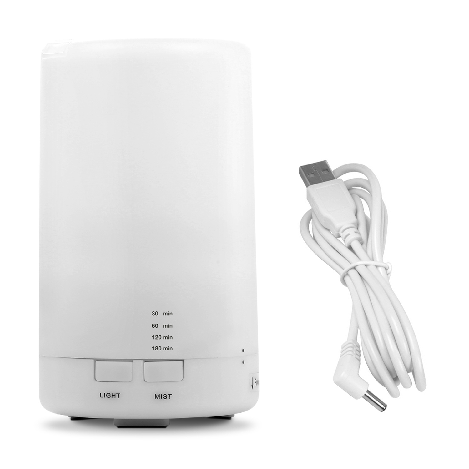 1Pc Mini Cool Mist Humidifier Ultrasonic Aroma Essential Oil Diffuser With 7 Color LED Lights 4 Timer Settings For Office Home Room Vehicle Study Yoga Spa - Image 6