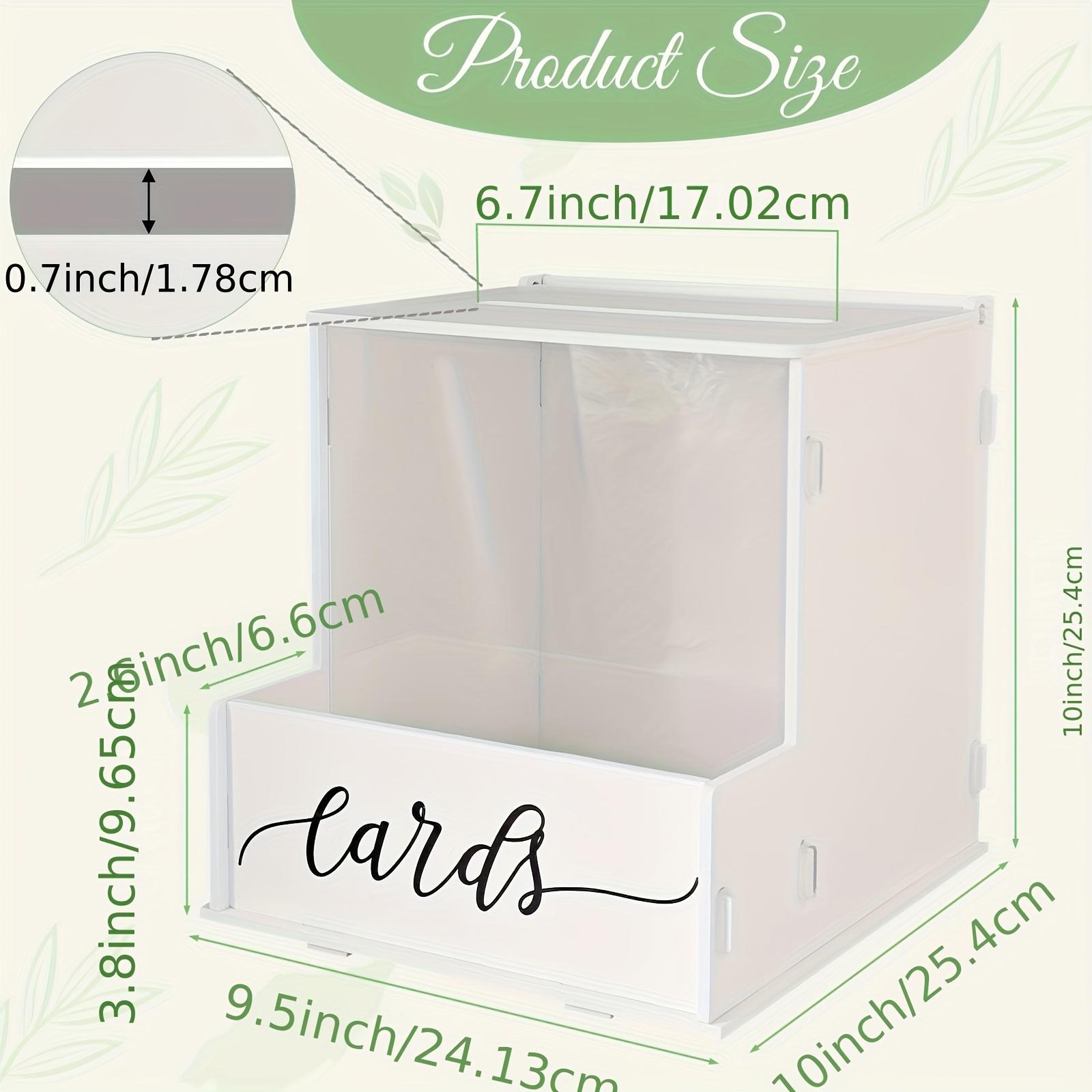 Elegant White PVC Rectangular Wedding Card Box With Lockable Lid Durable Decorative Gift Box For Wedding Money, Favors, And Party Gifts Suitable For Weddings, Birthdays, And Christmas Parties - Image 7