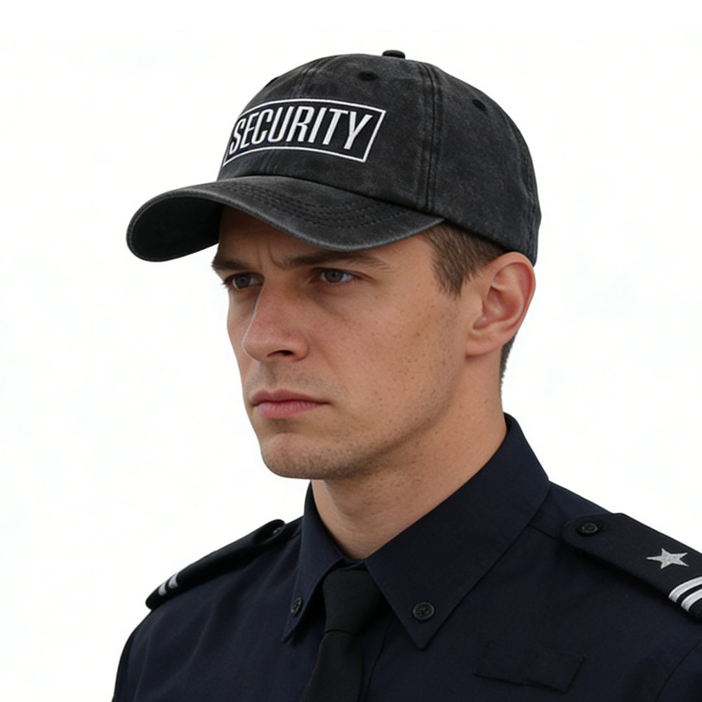 2pcs Security Hats For Men Women Security Accessories Baseball Cap - Image 2