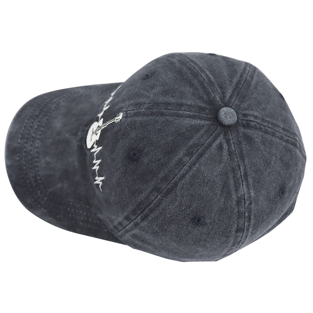 2pcs Guitar Accessories Baseball Cap Guitar Hat Gifts For Women Men, Adjustable Embroidered Wash Cotton Baseball Cap - Image 9