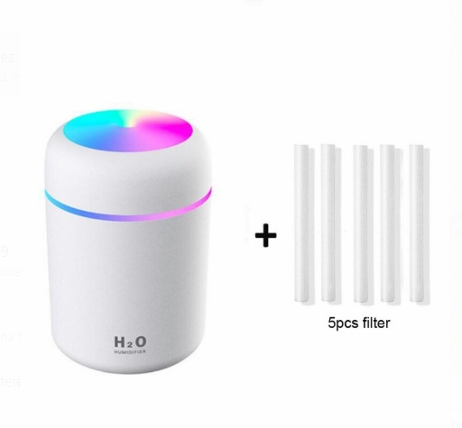 Home Car Charging Colorful Air Humidifier Usb Water Replenishment - Image 4