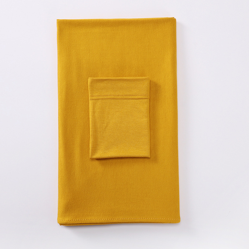 Women's Minimalist Modal Bottom Hat Integrated Scarf - Image 4
