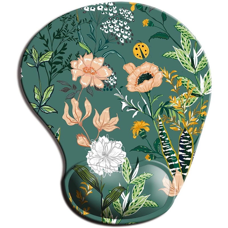 E-Commerce Wristband Rubber Sole Keyboard Pad Flower Game Office Set - Image 5