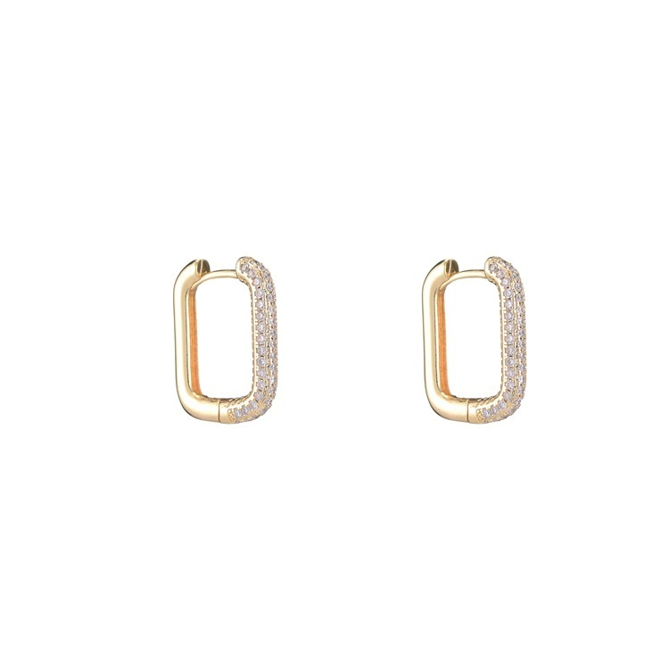 Simple Fashion Earrings Square Accessories