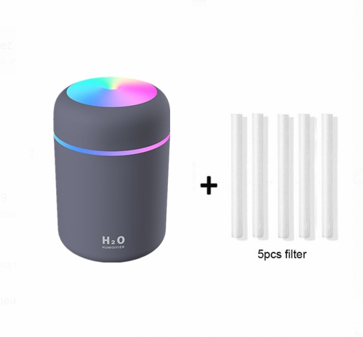 Home Car Charging Colorful Air Humidifier Usb Water Replenishment - Image 3
