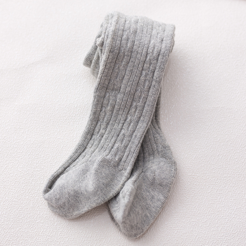 Fashion Simple Baby Cotton Solid Color Pantyhose - Image 8