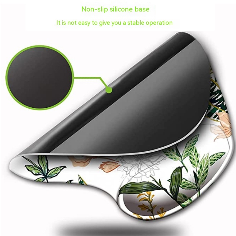E-Commerce Wristband Rubber Sole Keyboard Pad Flower Game Office Set - Image 3