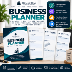 The Complete Business Planner | Fillable & Printable PDF