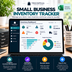 Small Business Inventory Tracker | Excel Stock Management Template